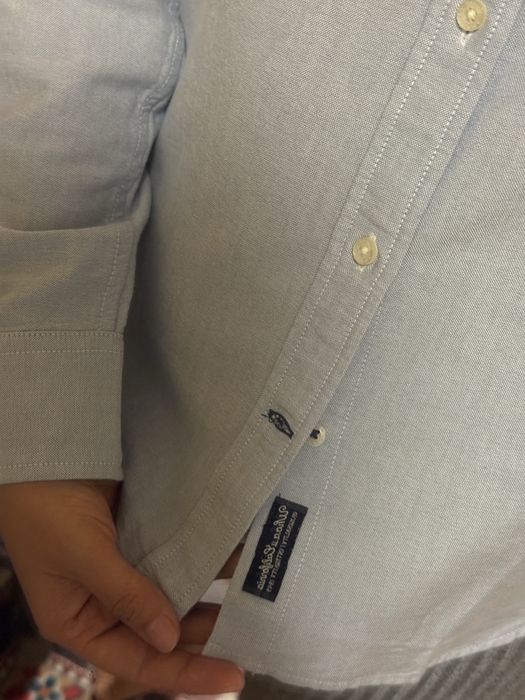 Рубашка Who.A.U голубая