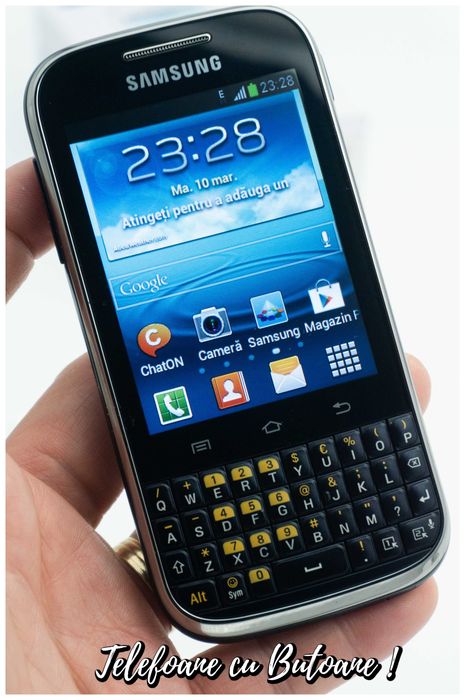 Samsung Galaxy chat GT-B5330 - Model 2012 - Telefon tactil cu butoane
