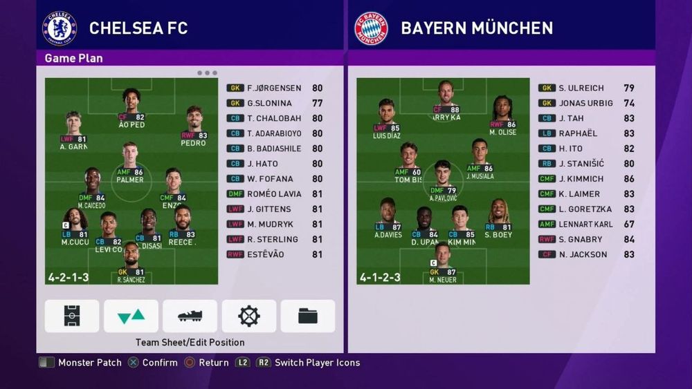 Pes 2026 SEASON UPDATE Datapack 701
Monstr Patch 
Ps4 Gold