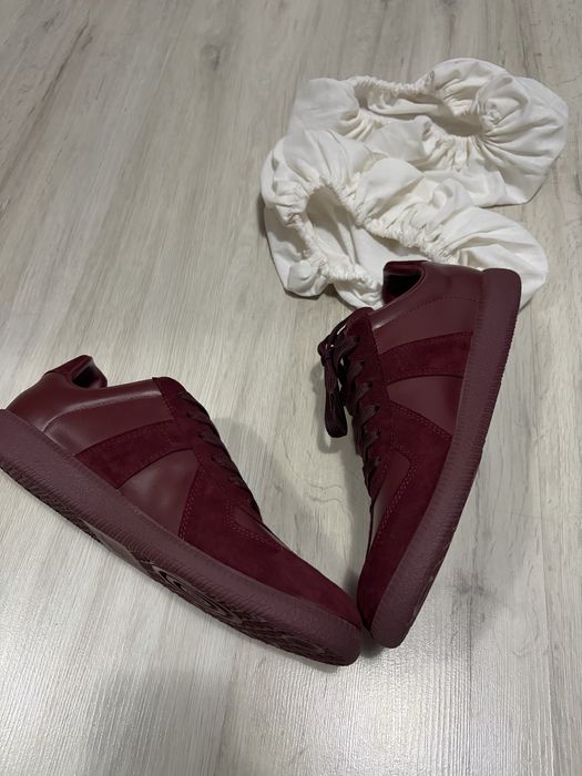 Maison Margiela Gats low burgundy 41
