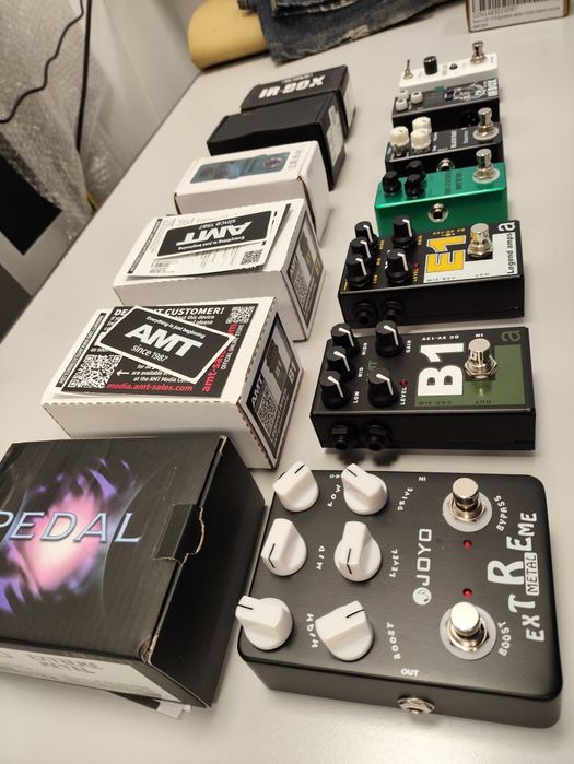 Гитарные педали новые в коробке примочки