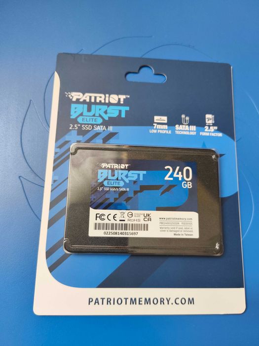 твердотельный накопитель SSD Patriot PBE240GS25SSDR 240 ГБ