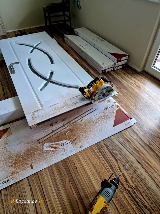 Монтаж на ламинат