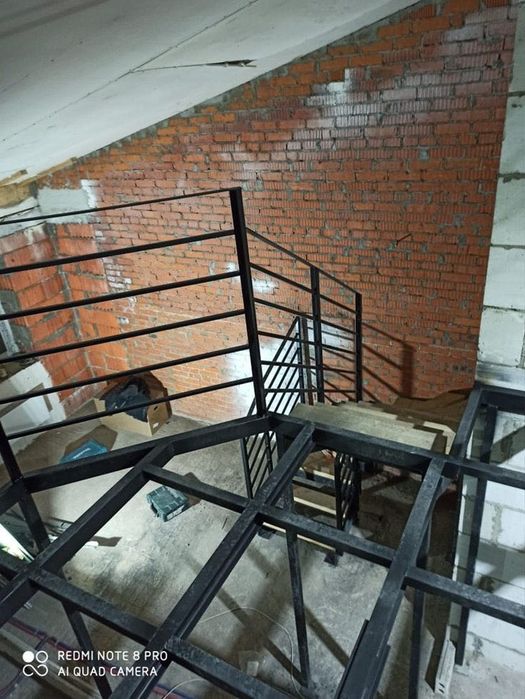 Антресольный этаж, отопление, перила, нержавейка, козырьки, навесы