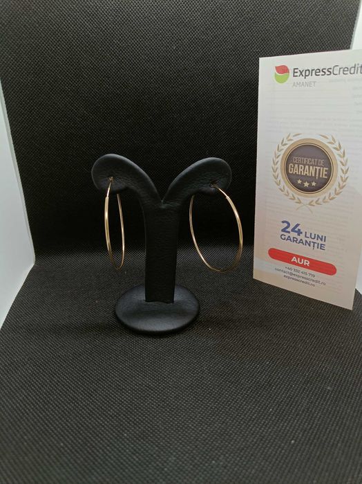Cercei aur 14K 4.61g (Ag16 Moldova b33422) - Garantie 2 ani!
