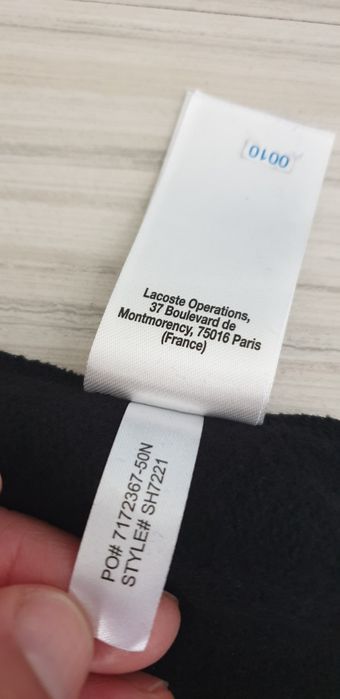 Lacoste SPORT  Hoodie Mens Size 3 - S  НОВО! ОРИГИНАЛ! Мъжка Качулка.