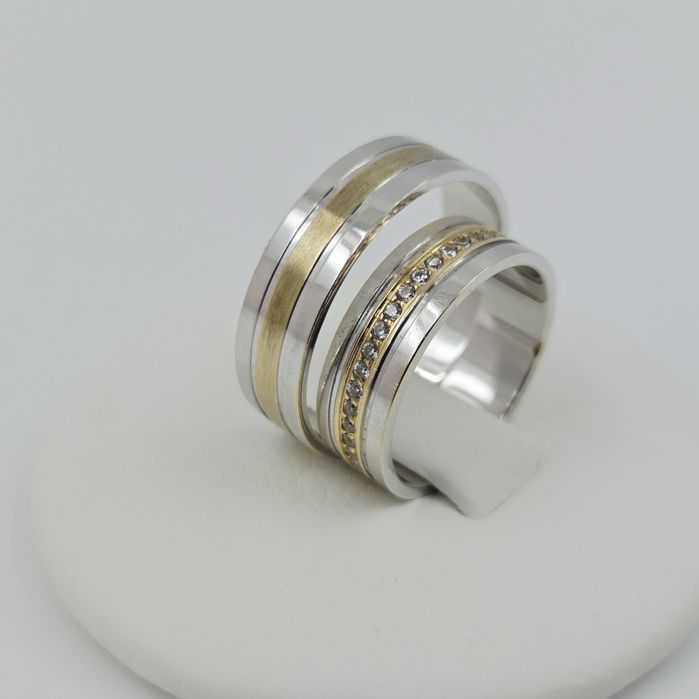 Verighete din aur de 14k, 10.59g | GlobalCash.ro #LU27813