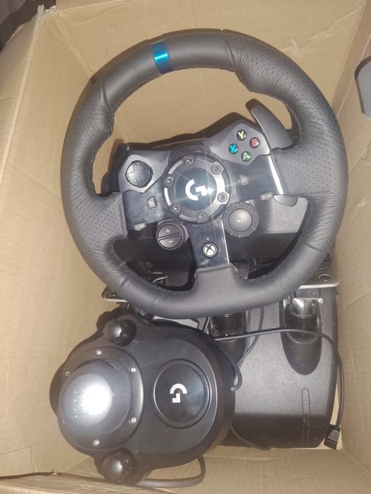 Volan Logitech G923 + Schimbător (Driving Force Shifter