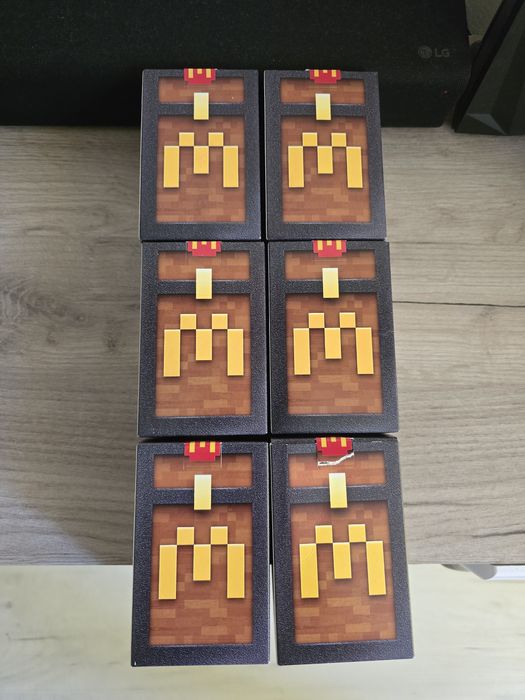 Colecție Completa Mc Donald's Minecraft+Hamburglar +Birdie+Grimace+Fry