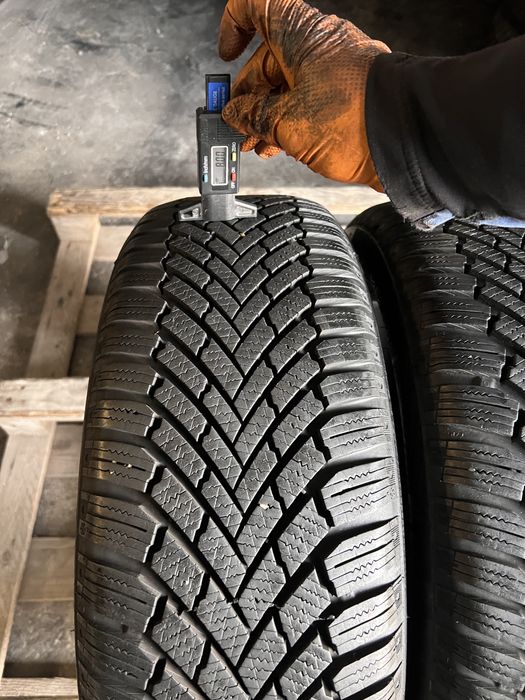 2 anvelope iarna ca NOI 195/55/16 , Continental ,  8’mm