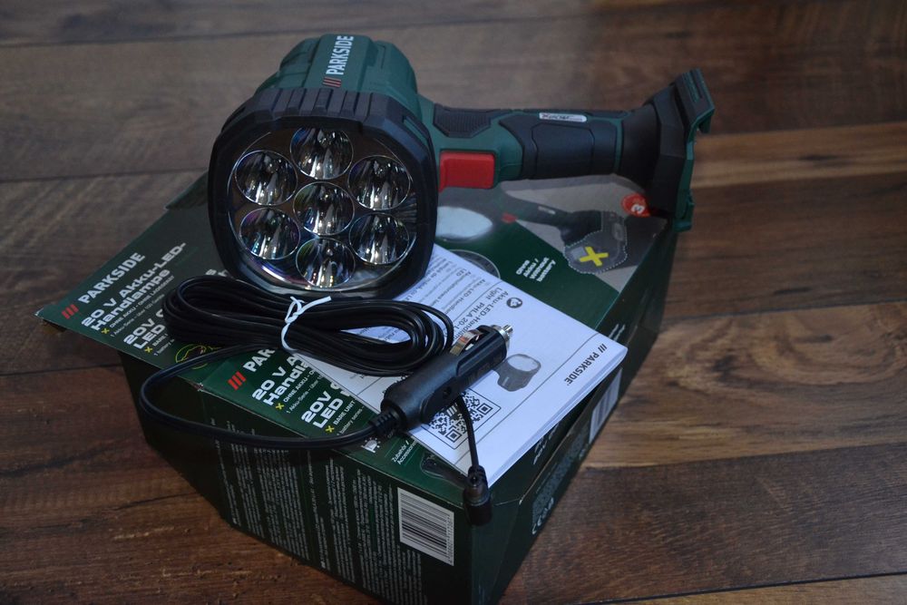 Нови Акумулаторни LED Лампи и Фенери Parkside 20V