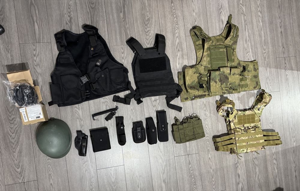 Vand echipament tactic, veste, antifoane, port tonfa