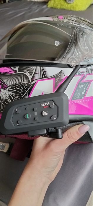 Casca moto dama cu intercom