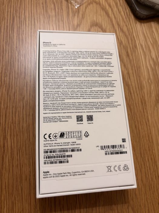 Iphone 13 128gb midnight