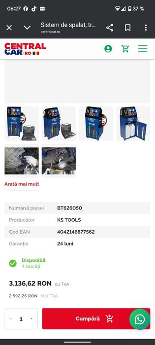 Aparat schimb ulei cutie automată