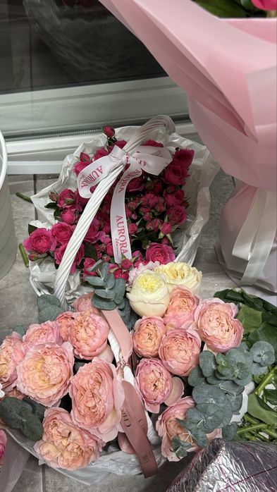 Цветы букет розы