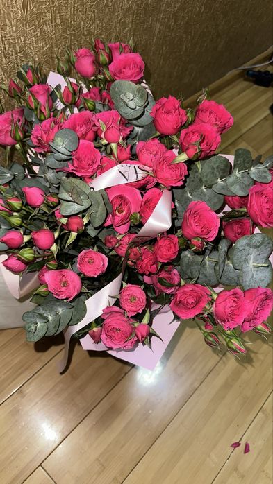 Кустовые розы. Цветы!