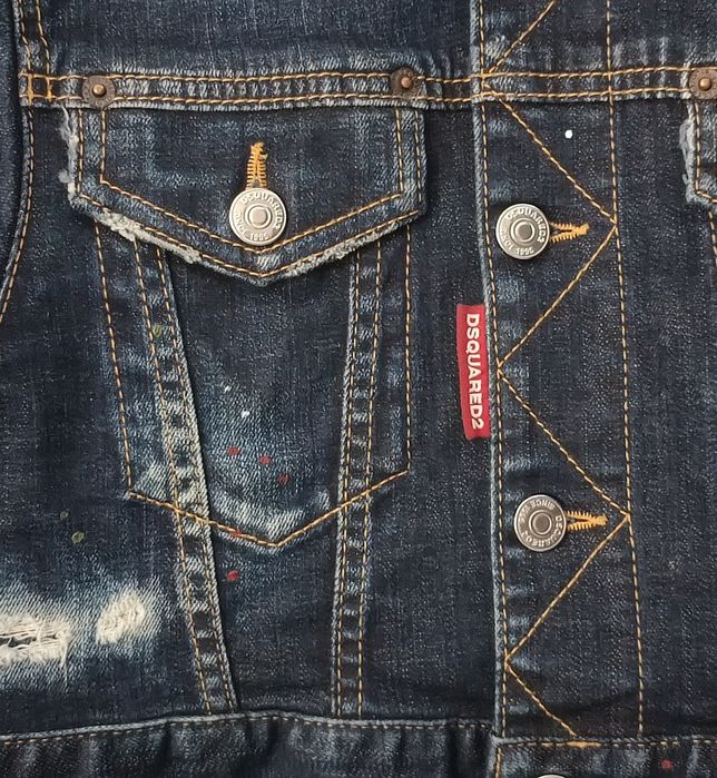 Dsquared2 Cropped Denim Jacket оригинално дънково яке S