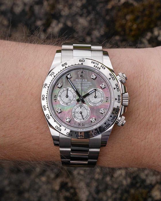 rolex daytona 40mm Pearl Dial