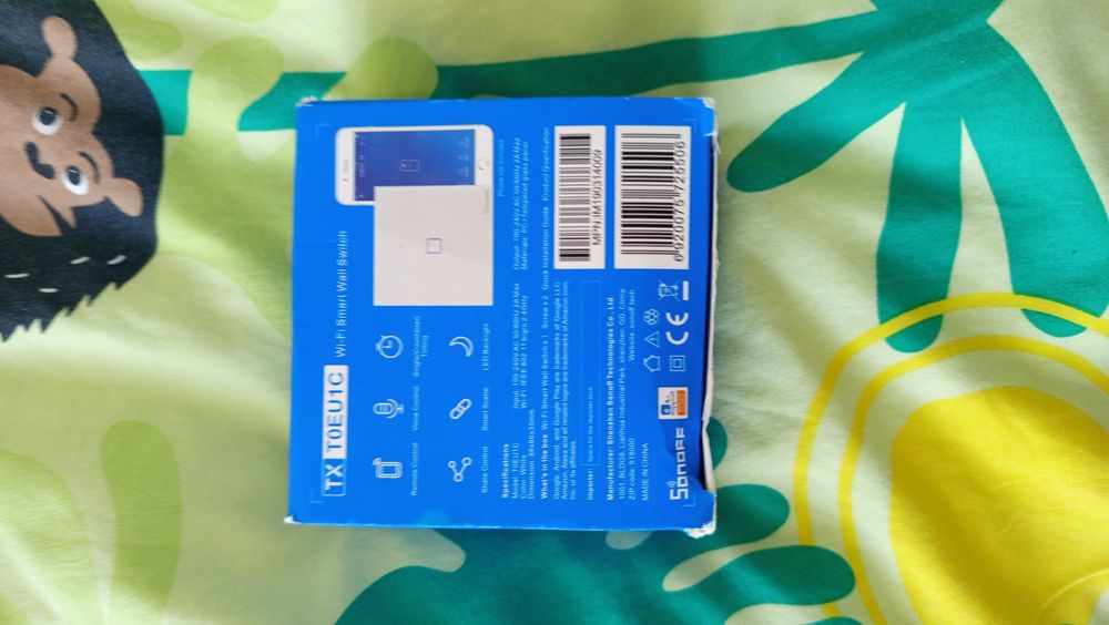 Intrerupător inteligent Sonoff Wi-Fi Smart Wall Switch – Control prin