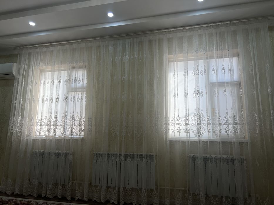 Занавеска: б/у тюль, б/у штор, люстра.