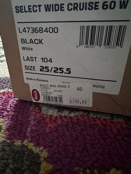 Clapari Salomon wide cruise 60 w, inca in garantie