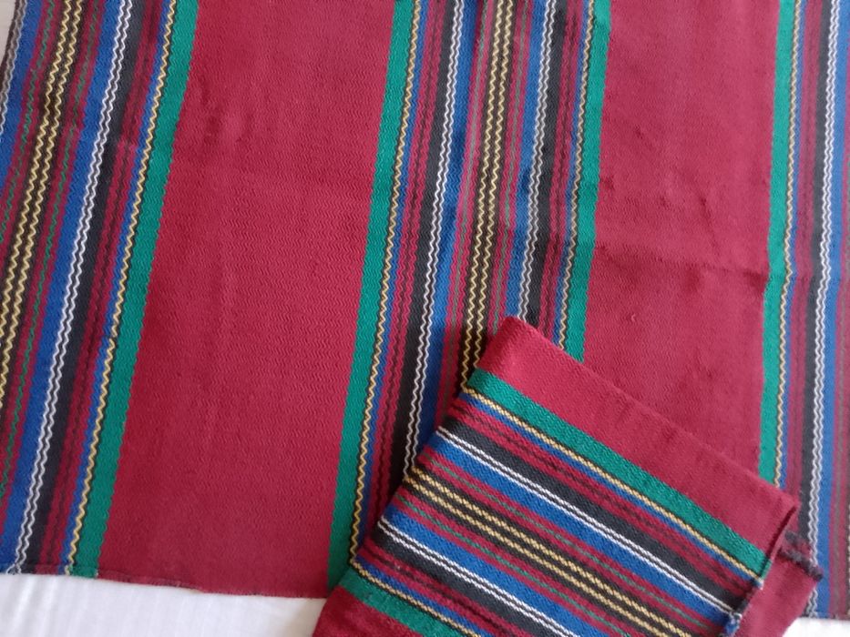 Памучна битова покривка 3 бр 195 / 58 см