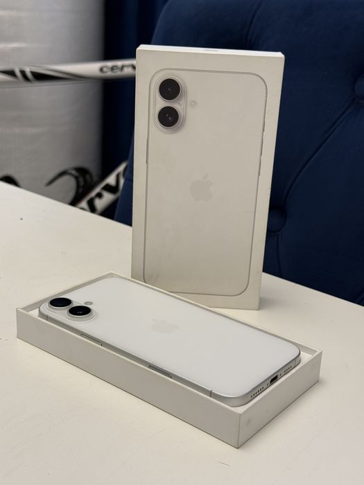 Apple iPhone 16 Plus White Silver 128GB Neverlocked Impecabil 100% Battery