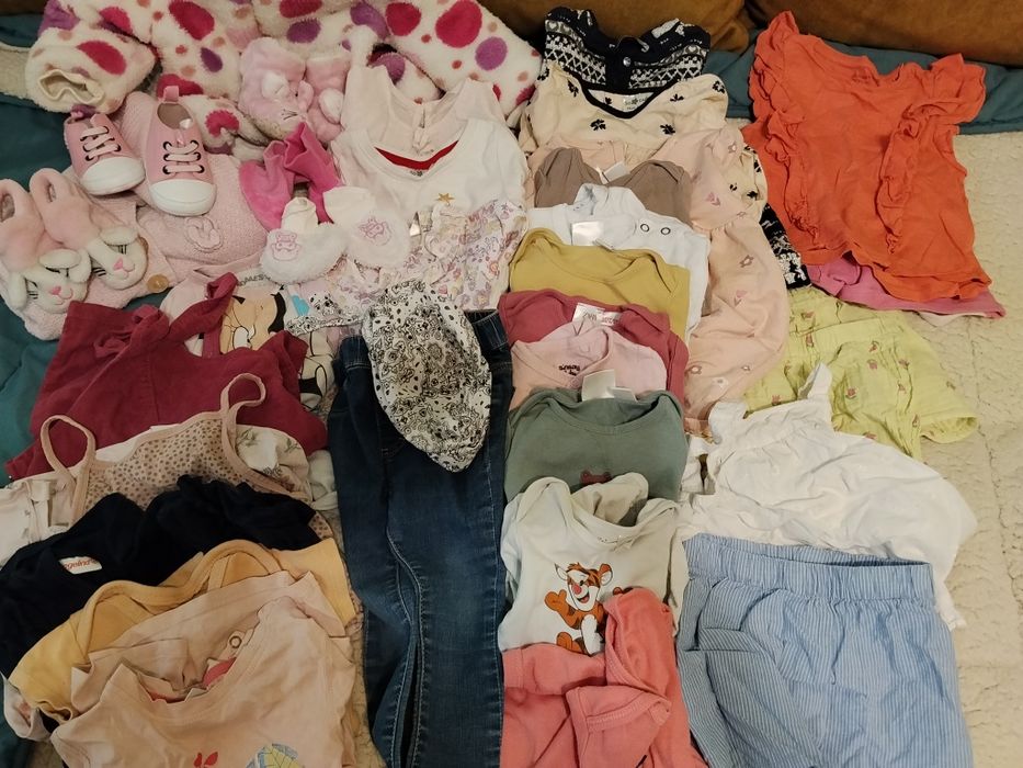 Огромен лот бебешки дрехи