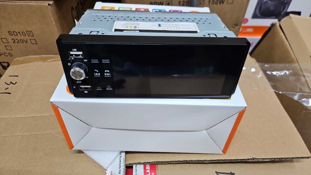 Универсален авто MP5 плеър Pervoi CTC-5502 – 1 DIN, CarPlay & Android Auto, 5.5 инча дисплей