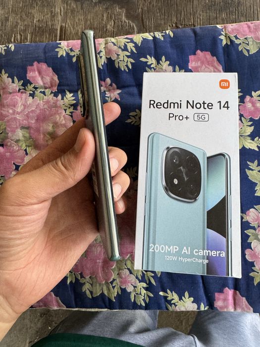 redmi not 14 pro + 5g 12.512g holati yengidek karopka dak kamplekt