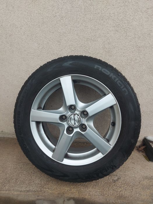 Set jante aliaj+cauciucuri iarna Opel inclusiv prezoane