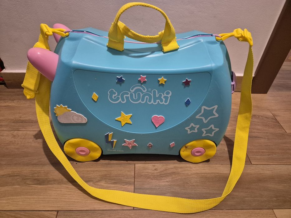Valiza trunki fete unicorn