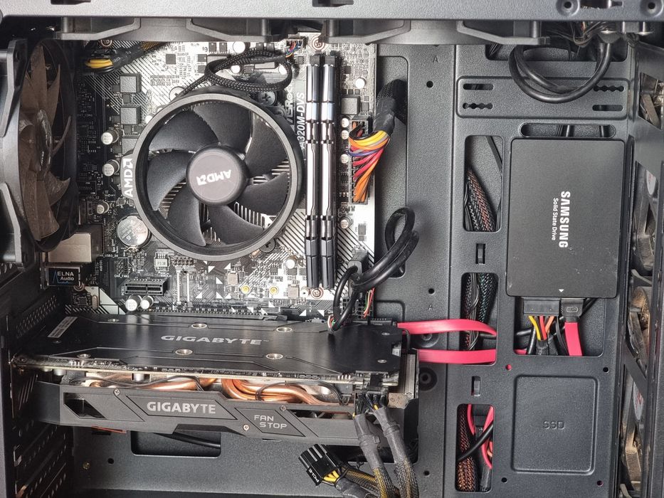 SCHIMB cu BICICLETA Sistem Desktop AMD 3 1200 16Gb RAM  GIGABYTE RX480