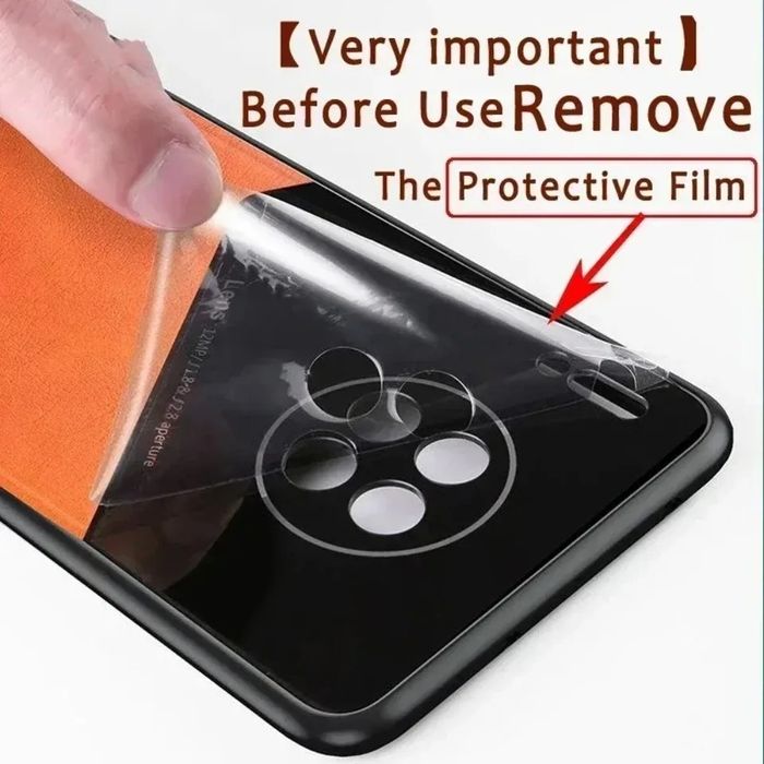 Honor 600 Pro / 600 / 600 Lite / GENEROUS Кожен кейс гръб с магнит
