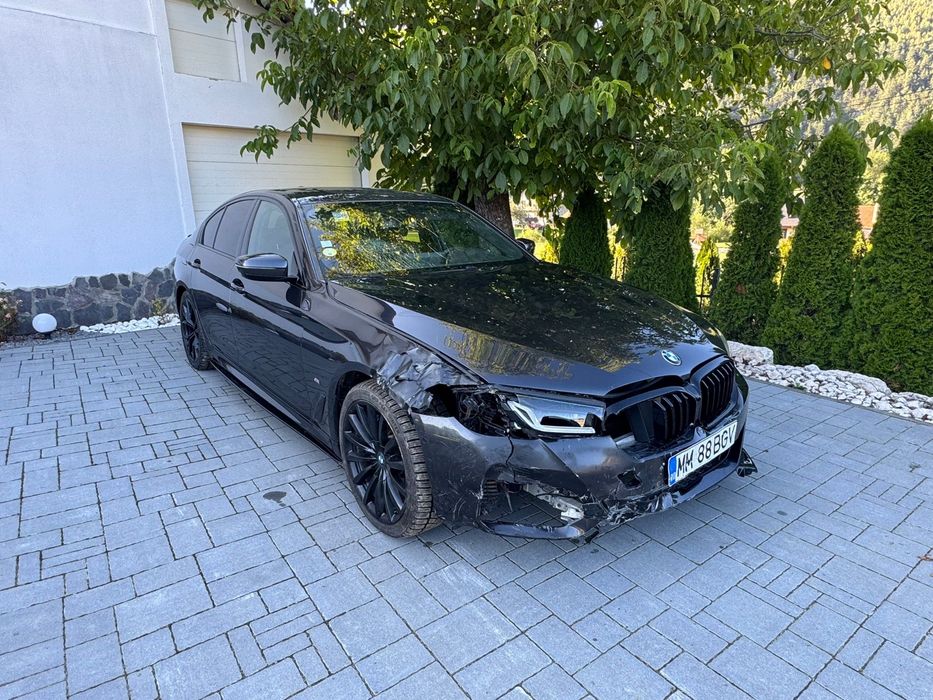 Bmw 520d facelift avariat