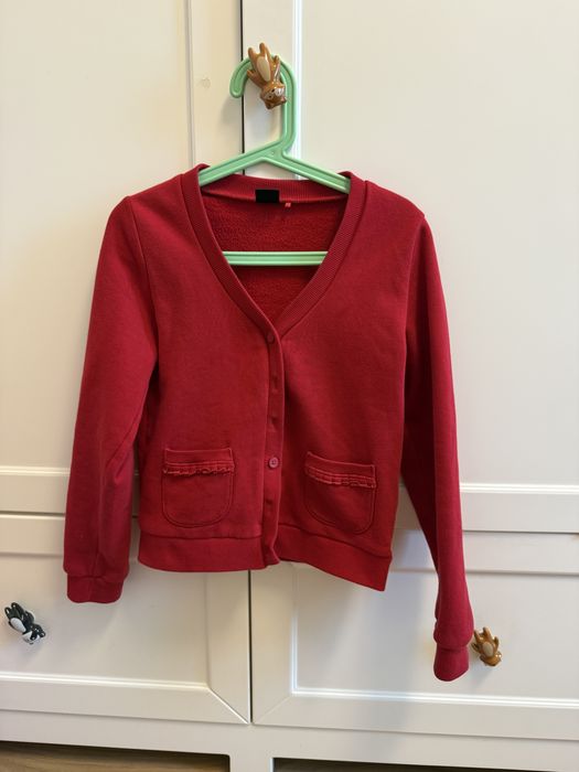 Cardigan rosu Next 128 cm