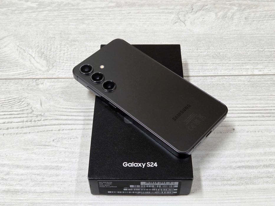 ГАРАНЦИЯ S24 | 128GB | Onyx Black – Като нов Samsung Galaxy с24 телефо