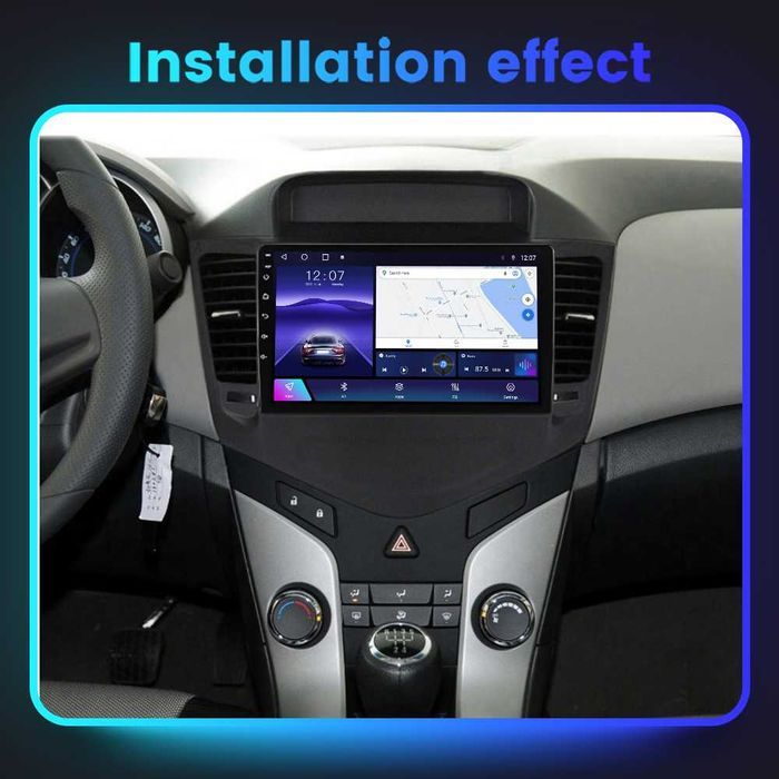 Navigatie Android 14 Chevrolet Cruze 2009-2014 4Gb Waze CarPlay CAMERA