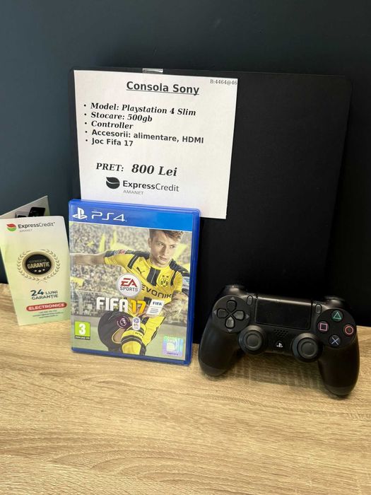 (AG51) Consola Sony Playstation 4 Slim b4464 - Garantie 2 ani!