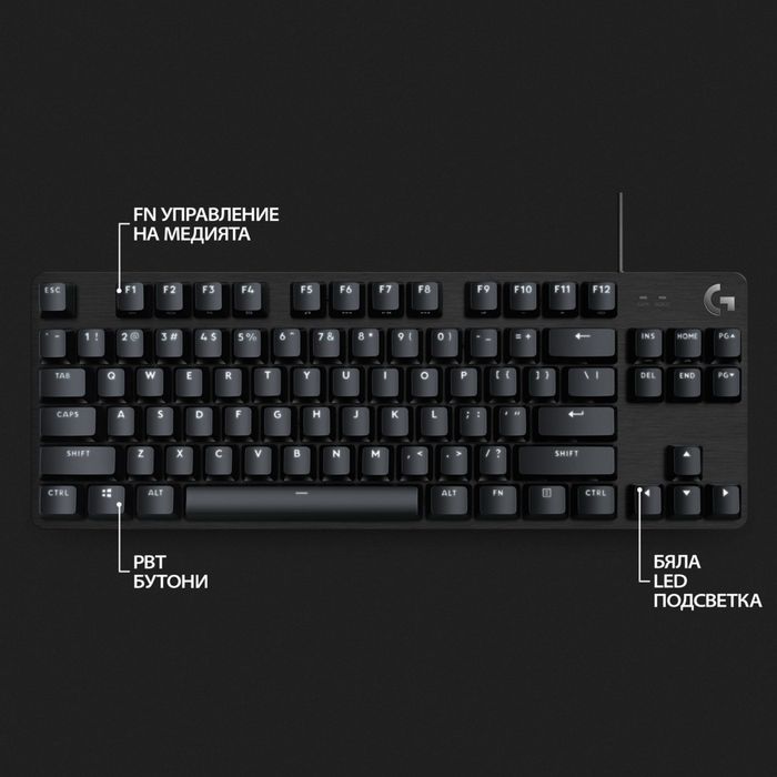 Механична клавиатура logitech g413 tkl se