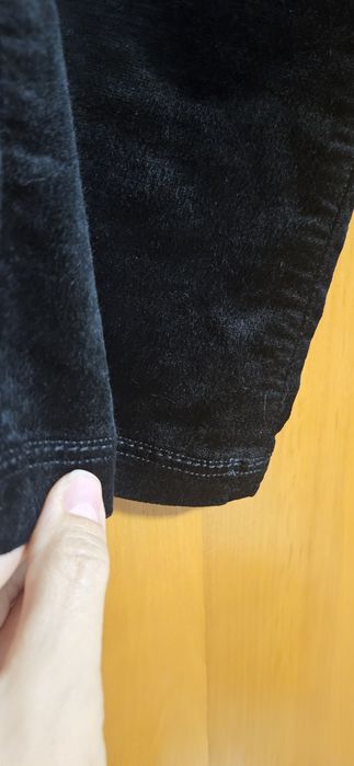 Bermude dama Review 27 negru catifea