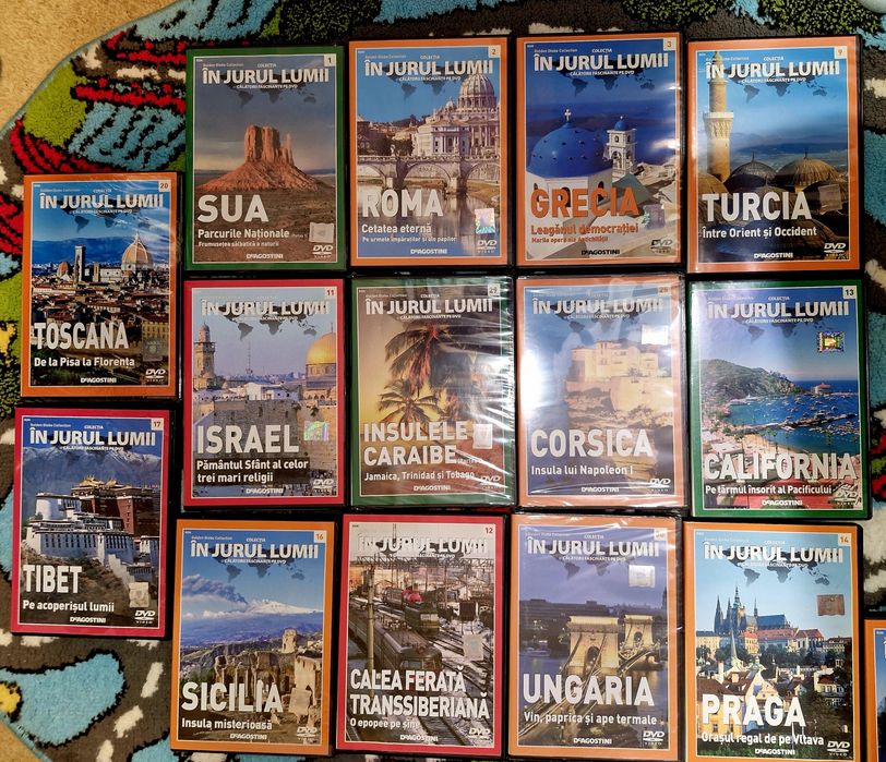 DVD-uri Tari in Jurul Lumii DeAgostini 38 bucati colectie