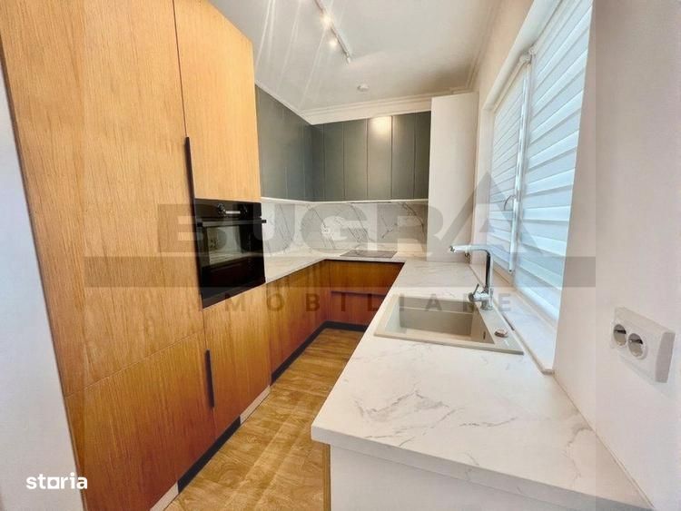Duplex premium de 120mp , ansamblu de case privat, gradina, zona Terra