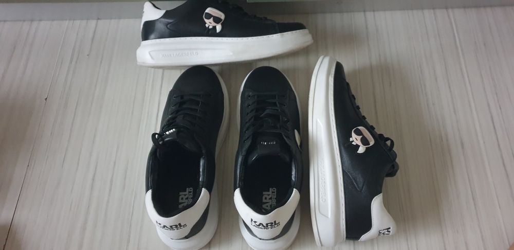 Karl Lagerfeld  45/29см - 44/28 ОРИГИНАЛ! Мъжки  / кецове/  ест. кожа