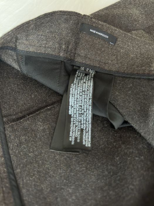 Pantaloni 100%lână,Massimo Dutti,M 40,ciocolatiu