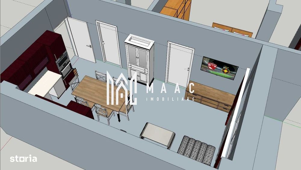 Apartament 2 camere decomandat | Șelimbăr | etaj 1, balcon