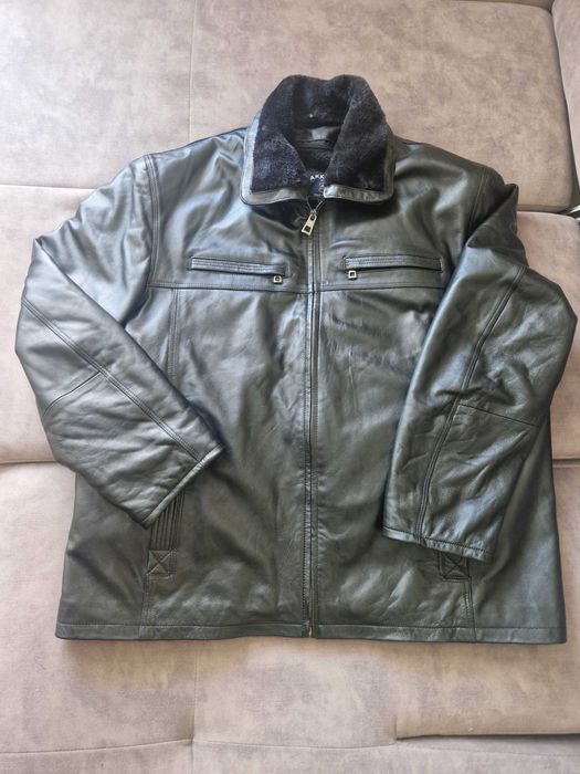 Мъжко кожено зимно яке