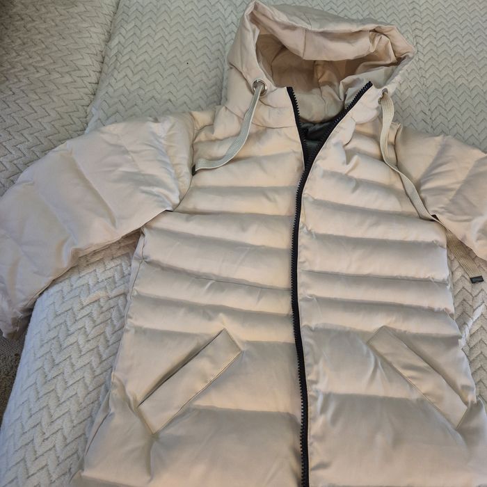 Оригинално дамско яке в цвят Крем/Екрю/Бежово