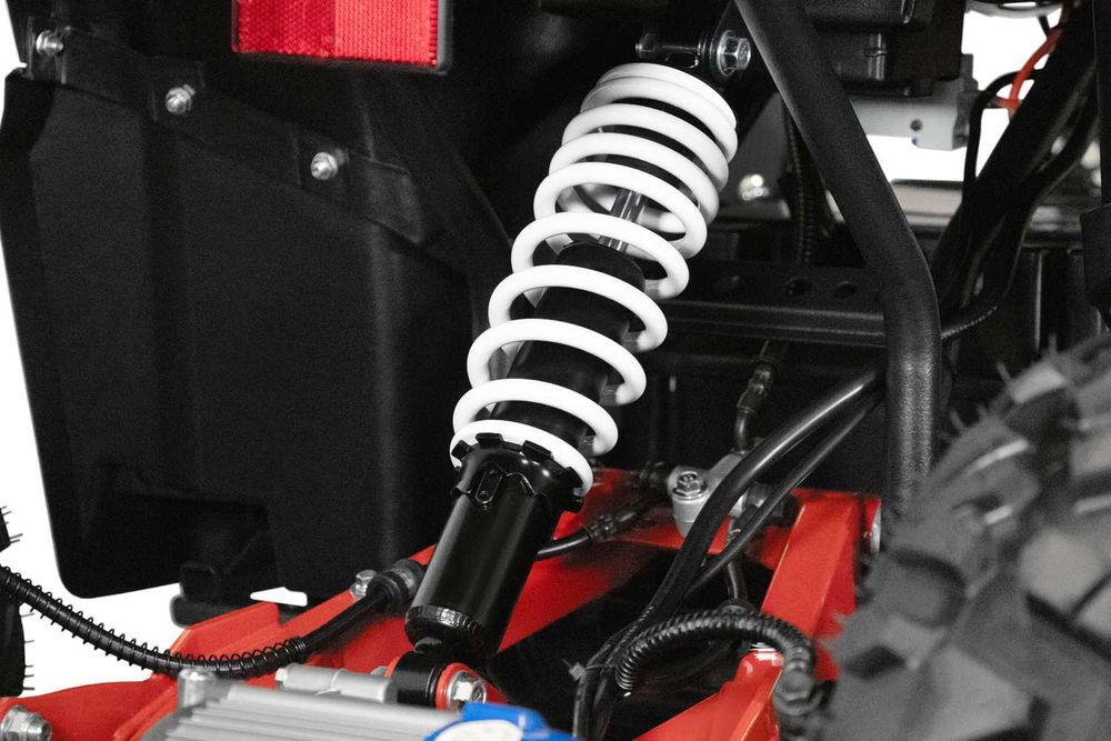 ATV electric ECO DustRider XXL 1000W 48V 20Ah cu diferentia, rosu